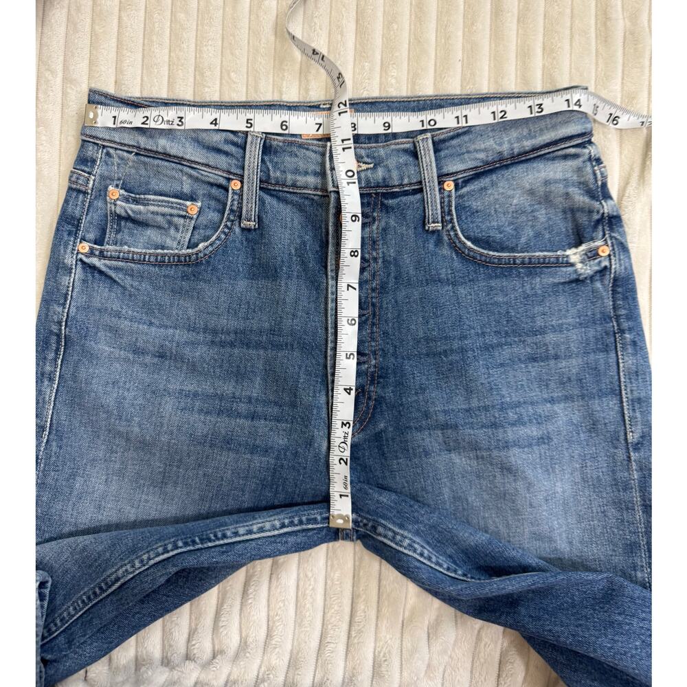 Mother The Pixie Tomcat Crop size 28 Not Cut & Pasted Ankle Jeans - Picture 15 of 15